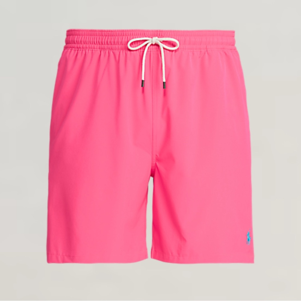 Polo Ralph Lauren Traveler Hot Pink Swimming Trunks Size 2XL